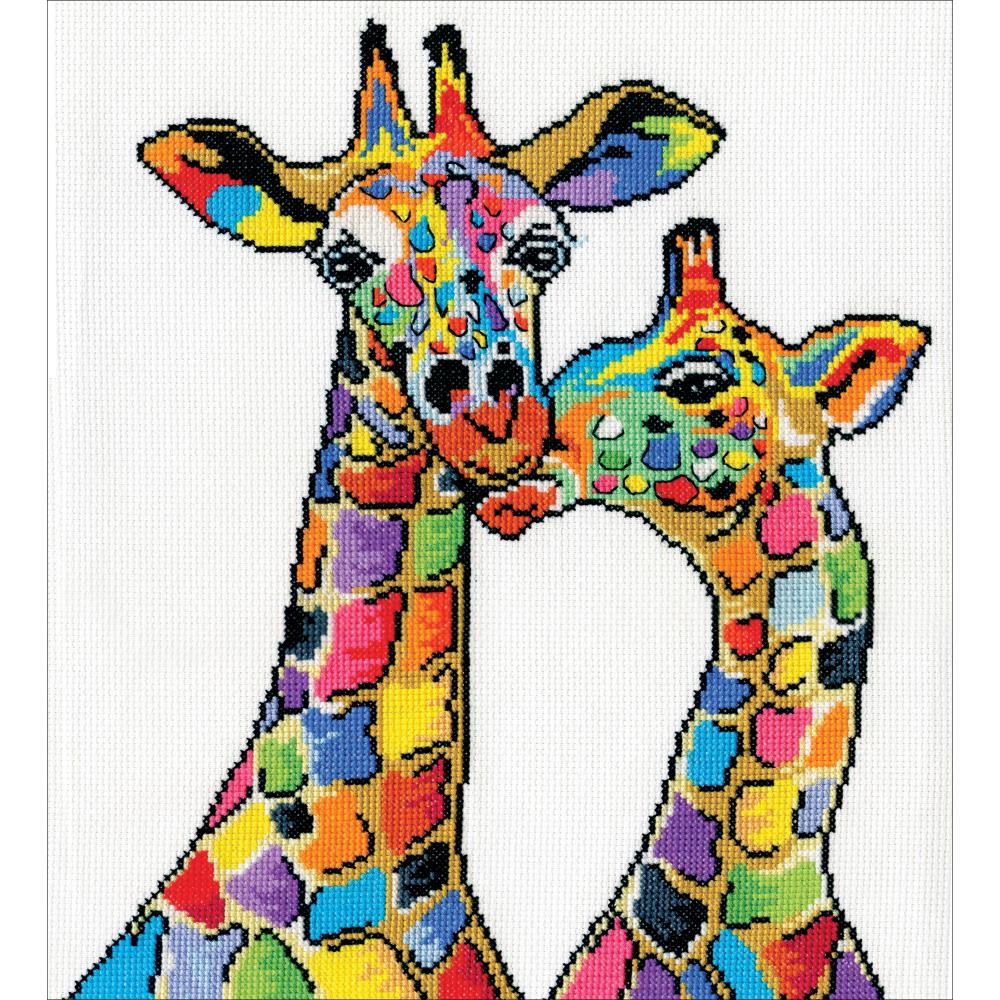 Giraffes Counted Cross Stitch Kit